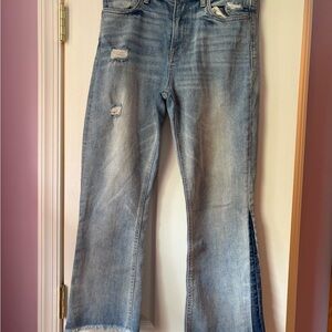 Lucky Brand Blue Flare Wide Leg Jeans